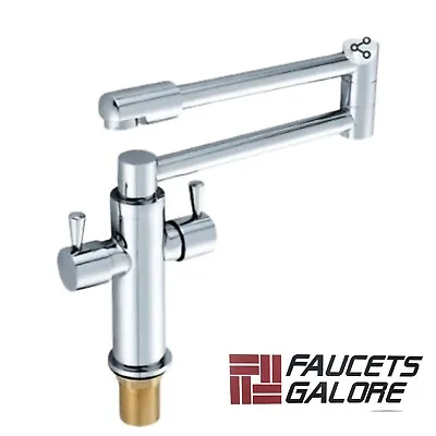 Kitchen Faucet Folding Arms Stainless Steel Galore • $79.99