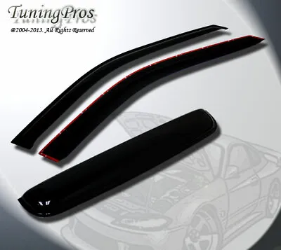 JDM Outside Mount Vent Window Visor Sunroof 3pcs For Honda Civic 2DR Coupe 06-11 • $65.04