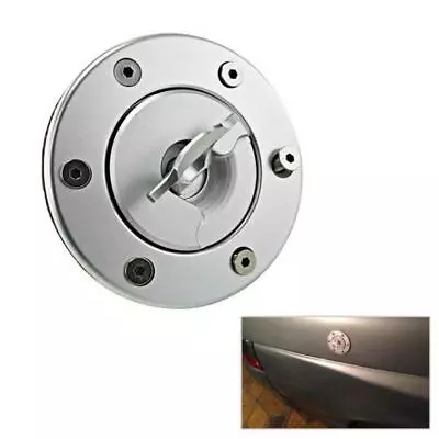 $38.39 • Buy Universal 35.5mm Fuel Cell Gas Cap Flush Mount 6 Hole Anodized Billet Aluminum