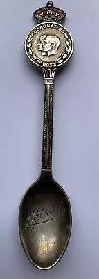 JAMES WALKER 1937 George VI Coronation Souvenir Teaspoon ~ EPNS ~ Nelson • £1.49