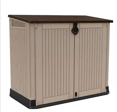 £157.99 • Buy Keter Store It Out Midi Outdoor Garden Storage Shed  880L- Beige&Brown