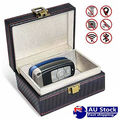 Faraday Box Keyless Car Key Signal Blocker Anti -Thief Safe RFID Blocking Box L • $19.55