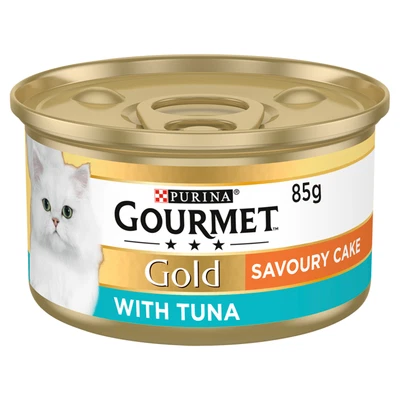 £7.83 • Buy Gourmet Gold Savoury Cake With Tuna Wet Cat Food Tins - 12 X 85g