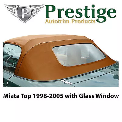 Mazda Miata NB Tan Glass Window Convertible Top Soft Top Tops Roof 1998-2005 • $565.60