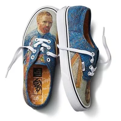 Size 6.5 - VANS Vincent Van Gogh X Authentic Self-Portrait • $45