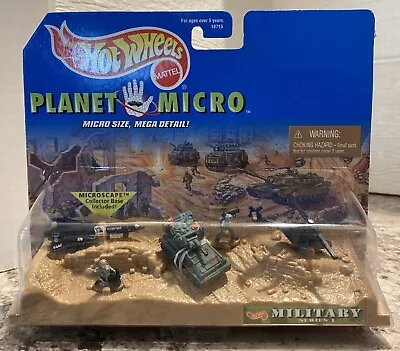 1997 Hot Wheels Planet Micro Military Series 1 - In Unopened Blister Pack - NEW • $26.95