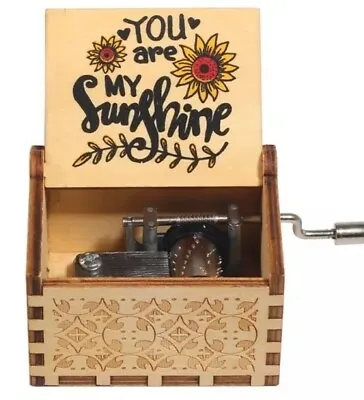 $6.99 • Buy You Are My Sunshine Music Box Gift Plays You Are My Sunshine NEW 
