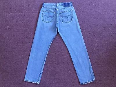 90s Vintage Levi's 501 Size 30 X 29 Light Wash Blue Jeans Made In USA Women Pant • $119