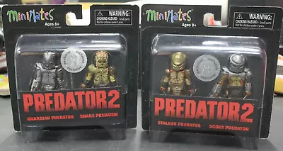 Diamond Select Minimates Predator 2 Lot X 2 2017 Snake Stalker Scout New Sealed • $9.99