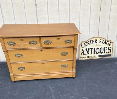 64862 Antique Oak Restored Dresser Chest • $275