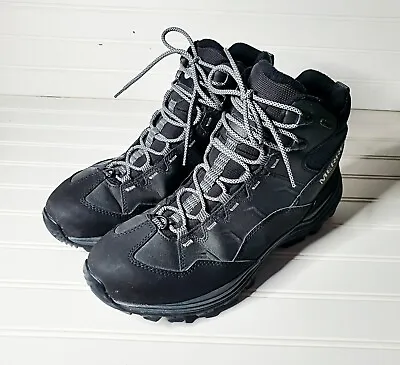 Men Merrell Thermo Chill Mid Waterproof Insulated Hiking Boots Shoes Size 11 • $55