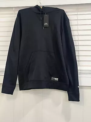 OAKLEY Hoodie Men's  Pullover Kangaroo Pocket Black Size M • $39