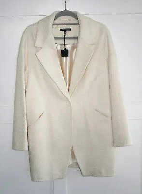 £21.50 • Buy M&S Limited Collection Women's Boucle Ivory Jacket Size 12 New