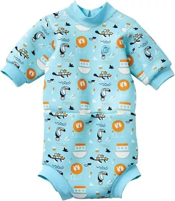 Splash About Baby & Toddler Happy Nappy Wetsuit Incorporated Swim Nappy BNWOT • £18.95