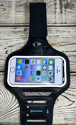 LOVPHONE Armband For Cell Phone Keys Headphones Cards. Water/Sweat Resistant • $5.50