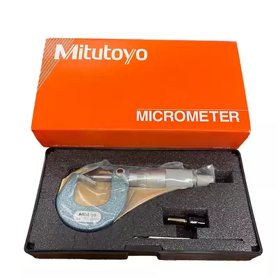 Mitutoyo 114-163 0.05  To 0.6  Range 0.001  3F Mechanical V-Anvil Micrometer • $223.86