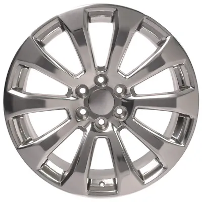 $1259 • Buy GMC 22  Polished Ten Spoke Wheels Rims For 2000-2023 Sierra Yukon Denali Z71