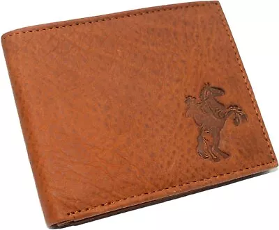 Cowboy Western Men's RFID Blocking Genuine Leather Bifold Trifold Wallet... • $19.99