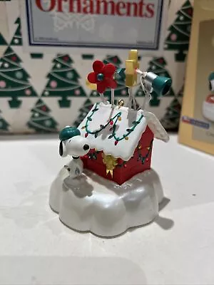 £24.99 • Buy Peanuts Snoopy World Famous Christmas Decorator Hallmark Keepsak Ornament In Box
