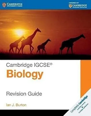 Cambridge IGCSE® Biology Revision Guide (Cambridge Interna... By Burton Ian J. • £4.99