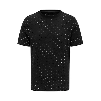 Mercedes AMG Petronas F1 Polka Dot T-Shirt Mens Black Fanwear Free UK Shipping • £22