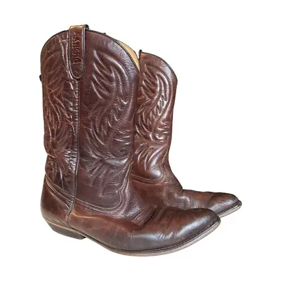£44.99 • Buy Vintage SANCHO Cowboy Boots Leather Men’s Size 43