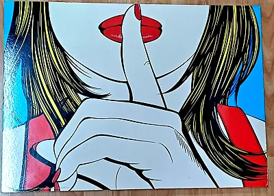 Vintage Ikea Ssshh Pop Art Picture By Deborah Azzopardi / 1999 Wall Art Panel • £34.99