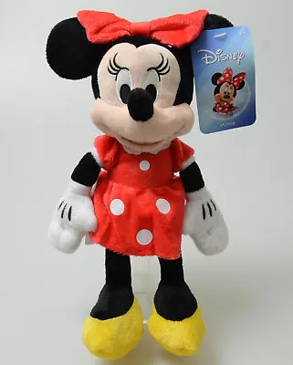 Disney Minnie Mouse 11  Plush Doll Stuffed Red Dress Classic Toy Girls Gift New • $13.95