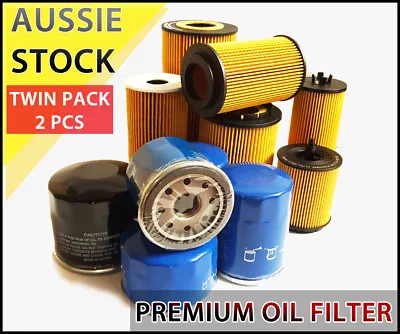 Oil Filter Z313 Fits MITSUBISHI Triton 4D56 Diesel Express Challenger Delica 2PC • $42