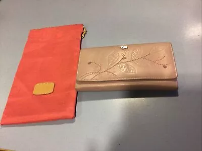 Lovely Ladies Large Pink Radley Leather Purse And Dust Cover • £4