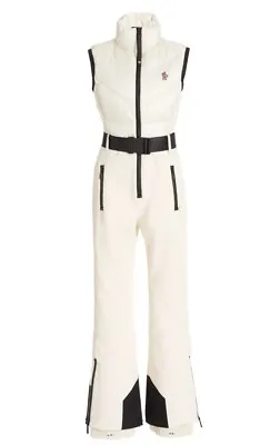 Moncler Grenoble Ski Jumpsuit White Size M $1860 Used One Time • $800