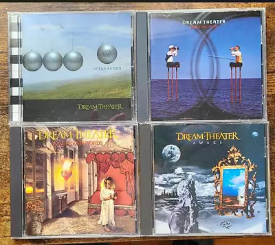 DREAM THEATER 4 CD Lot PROG ROCK PROG METAL Awake +3 PERFECT CONDITION • $18