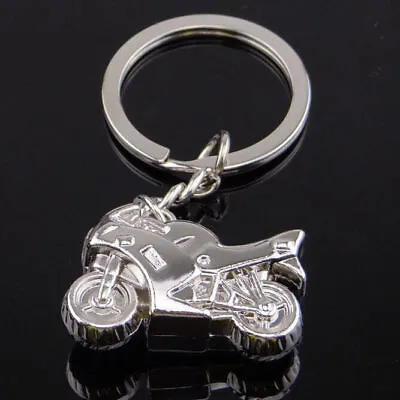 Mens Creative Motorcycle Alloy Metal Car Keyring Keychain Key Chain Ring Gift • $1.75