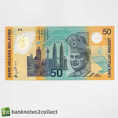 £17 • Buy MALAYSIA: 1 X 50 Malaysia Ringitt Polymer Commemorative Banknote.