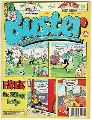 £1 • Buy Buster Fortnightly Comic 5/95 17th March 1995 Chalky X-Ray Specs Leopard Lime St