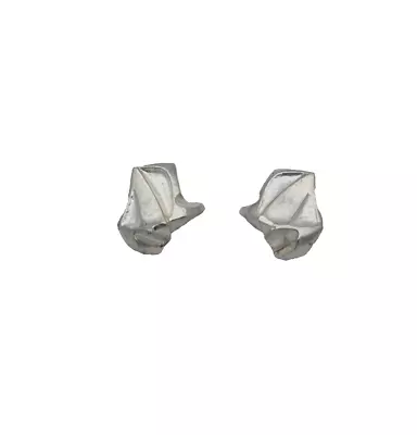 Solid Lapponia 925 Silver Earclips Earrings • £162.42