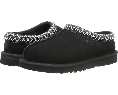 Women's Shoes UGG TASMAN Suede & Sheepskin Slippers 5955 BLACK • $105