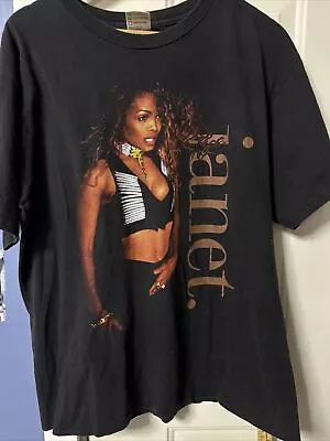 Vintage JANET JACKSON 1993 Concert Tour 90s Single Stitch T-shirt Sz L • $220