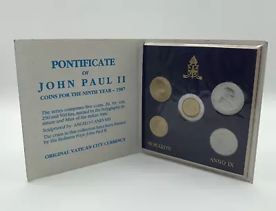 1987 Vatican City Currency Coins Pontificate Of John Paul II Anno IX • $19.99