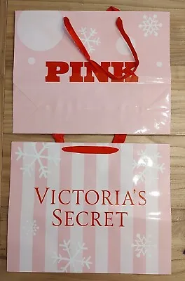 (100) Victoria's Secret Paper Shopping Gift Bags Pink. X-LARGE Party Favors • $75