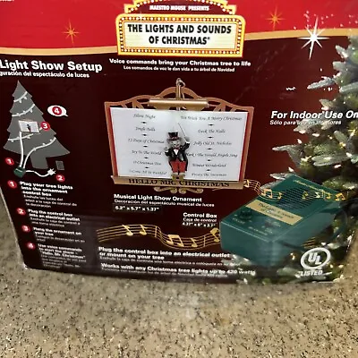 Mr. Christmas Maestro Mouse Lights And Sounds Of Christmas Original Box Tested • $50