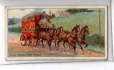 (Je4211) OGDENSROYAL MAILROYAL PARCEL POST COACH1909#14 • £3.33