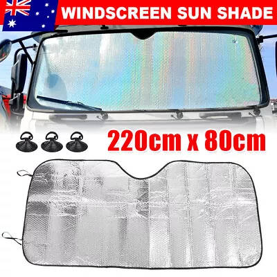 Cover Visor Windscreen Sun Shade Foldable Truck Windshield Sunshade Front Window • $14.05