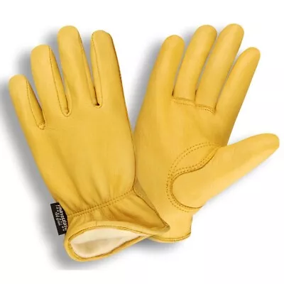 Deerskin 3M Thinsulate Lined Cold Weather Warm Winter Insulated Work Gloves LRG • $22.55