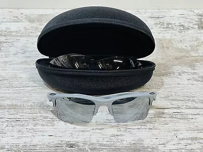 Oakley Fast Jacket Polished Gray- Gray/Dark Lenses. 009156-17                 A4 • $24.95