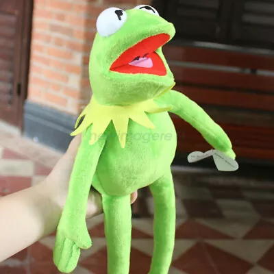 AU 45cm Kermit The Frog Stuffed Sesame Street Plush Toy Muppets Kids Gift • $23.61