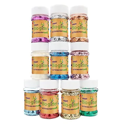 Biodegradable Glitter Chunky Glitter Arts And Crafts For Kids Card Making • £37.95