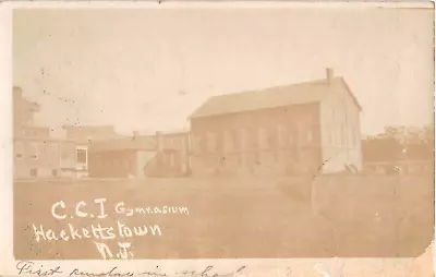 1905 RPPC CCI Gymnasium Hackettstown NJ • $22