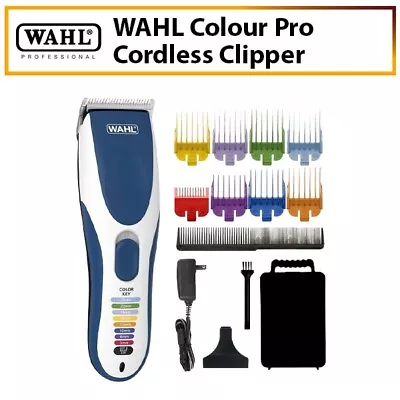 New WAHL Colour Pro Professional Cord/Cordless Hair Clipper Trimmer Shaver #6250 • $79