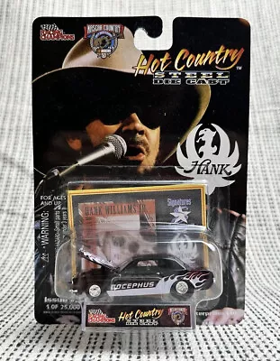 Racing Champions Hot Country Hank Williams Jr 64.5 Ford Mustang 1:64 NASCAR • $10.99